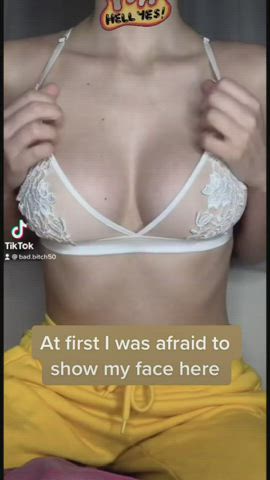 big tits tiktok white girl gif