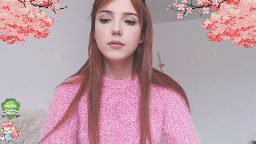 camgirl cute trans trans woman gif