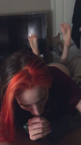 cute feet goth interracial sucking gif