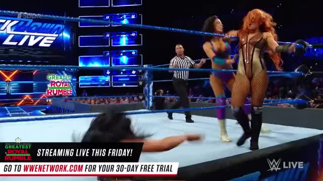 Asuka & Becky Lynch vs. The IIconics: SmackDown LIVE, April 24, 2018