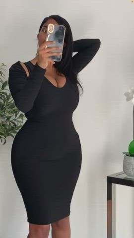 big tits busty dress gif