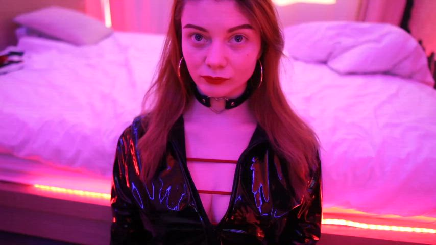 bdsm domme femdom latex mistress redhead slave sweet teen whipping femme-fatales