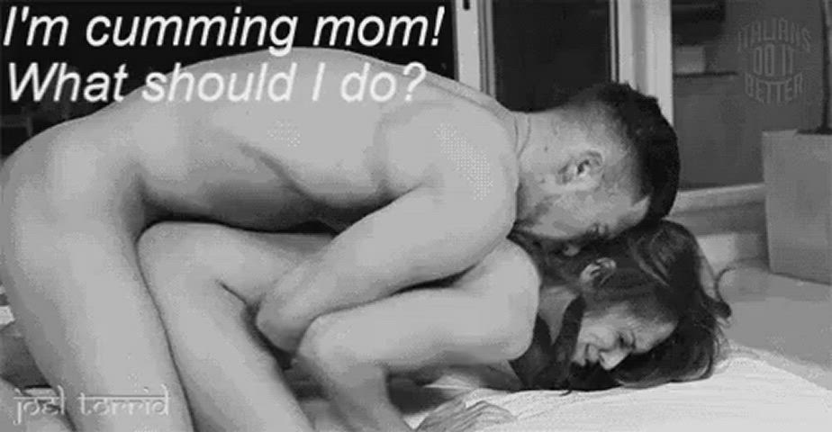 caption creampie family milf mom step-mom taboo gif