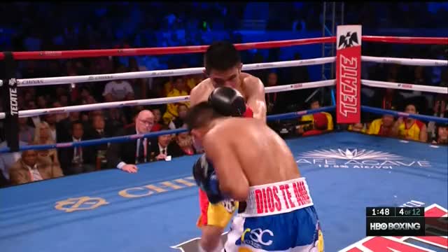 Roman Gonzalez gets KOed by Sor Rungvisai, then his girlfriend RUNS out of the arena
