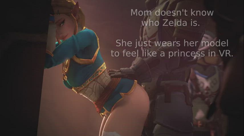 Mom probably doesn't even know who Zelda is. She's wearing her model because she