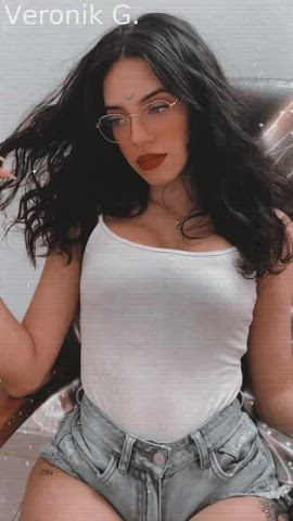 glasses latina skinny gif