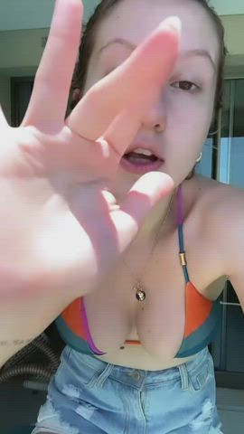 bikini boobs brazilian gif