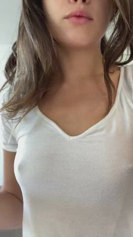 cute latina nipples perky pokies see through clothing small tits teen tiktok gif