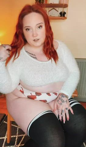 amateur bbw big ass redhead tiktok gif