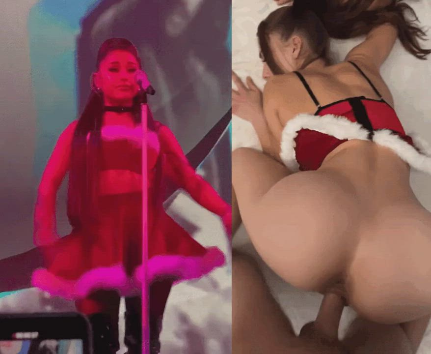 Ariana Grande Fake Boobs Pussy gif