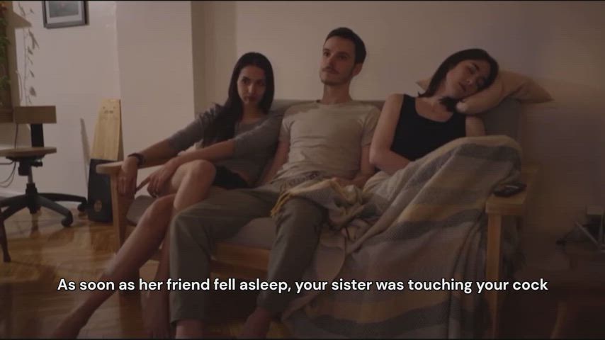 brother caption sister sneaky taboo fauxcest gif