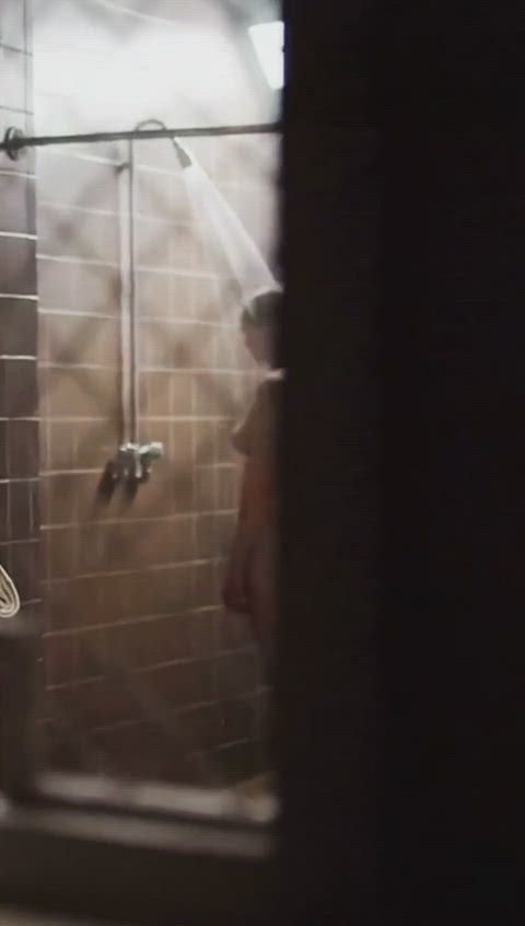 celebrity shower nude nudity gif
