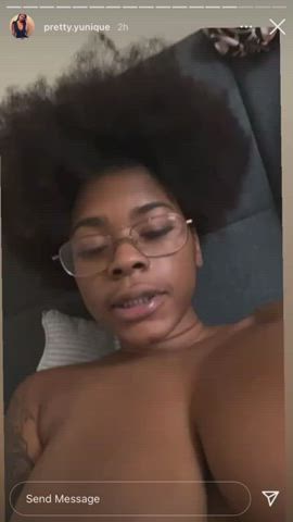 afro big tits cleavage ebony pretty webcam gif