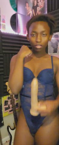 dildo ebony trans trans woman gif