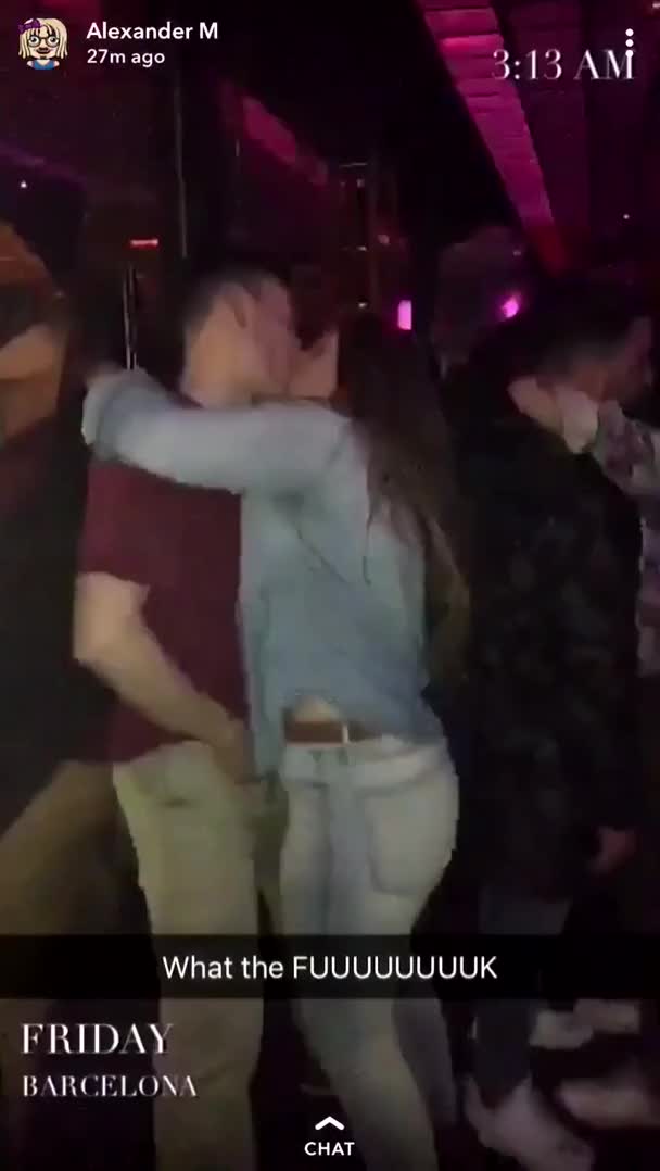 having fun in the club trashy