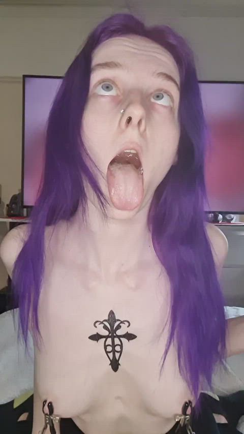 ahegao bong cute onlyfans sexy gif