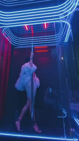 asian pole dance tattoo tease teasing gif