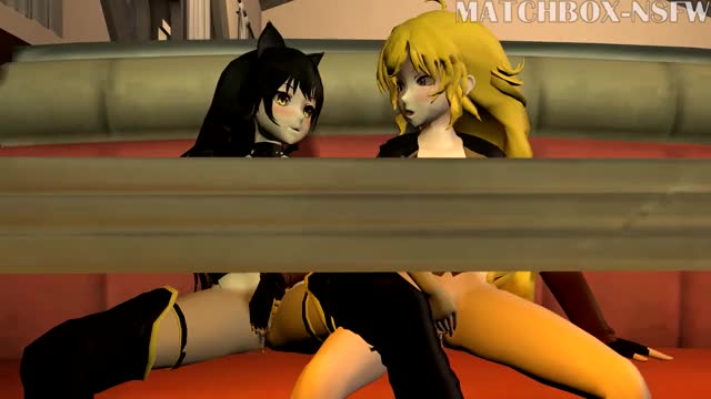 Yang and Blake under the table [matchbox-nsfw]