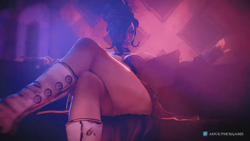 Mad Moxxi's reveal (Fugtrup) [Borderlands] Futanari