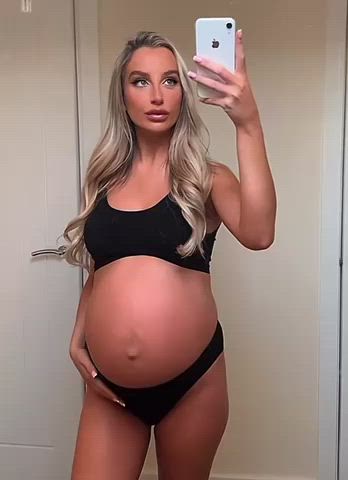 boobs pregnant tiktok gif