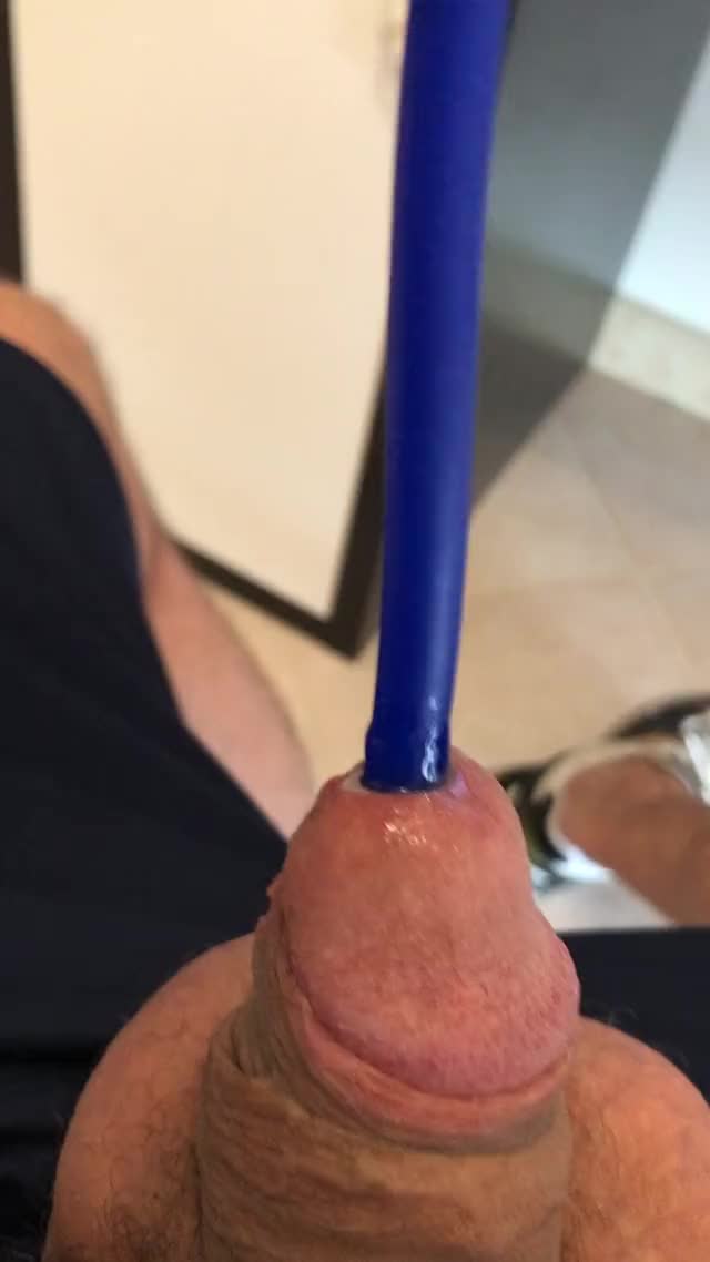 [M]y crazy husband who makes cock streching to urethra ..... large hole &amp;