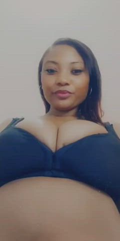 Big Ass Big Tits Booty Bouncing Ebony Eye Contact Lips Mom Natural Tits Pussy gif