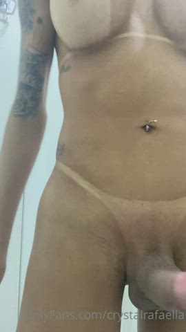 cock latina tanlines trans trans woman gif