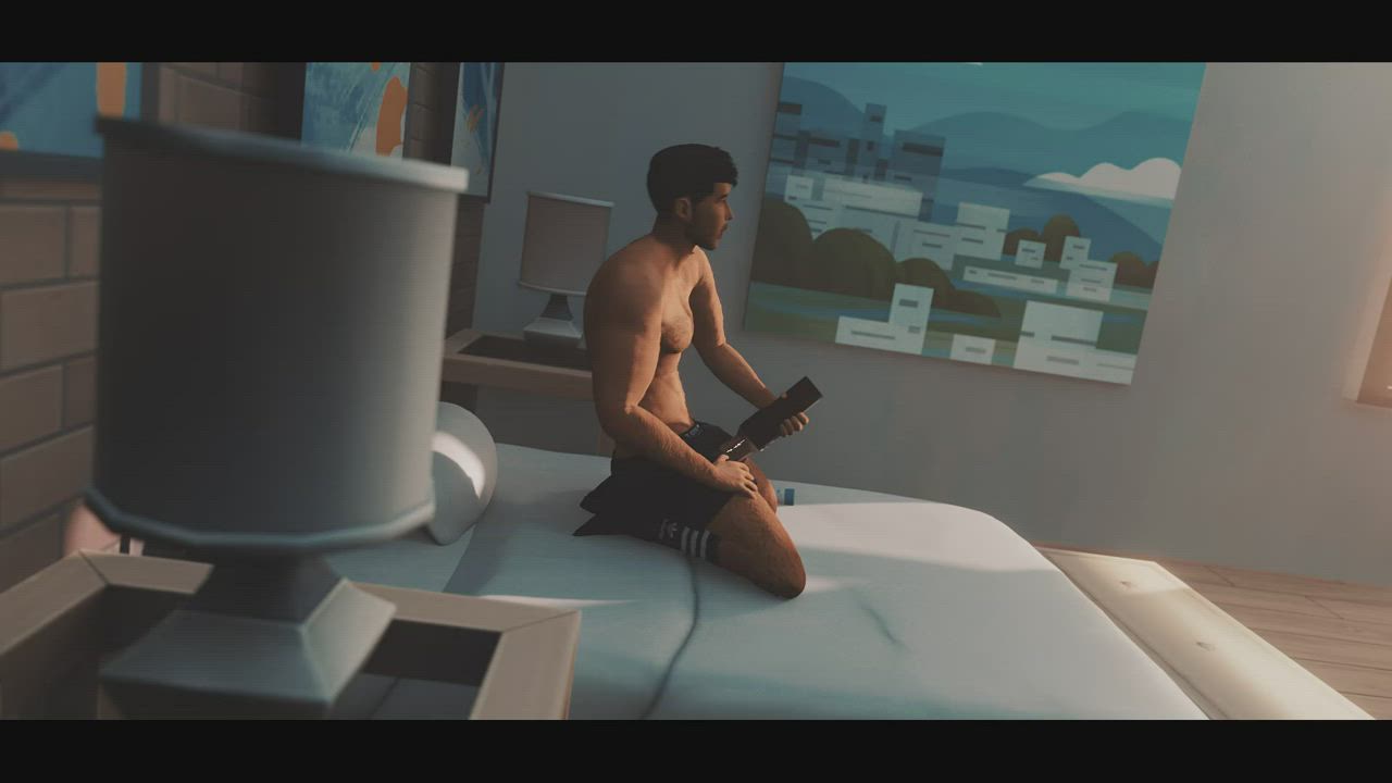 3D Gay Solo gif