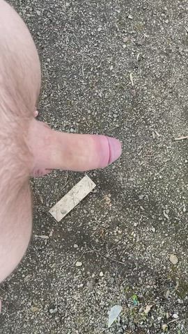 amateur big dick outdoor gif