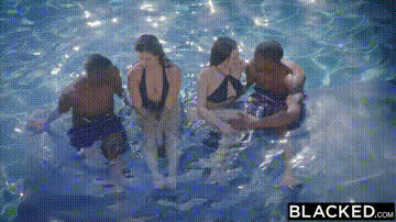 Interracial Lana Rhoades Leah Gotti gif