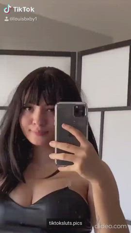 Asian Boobs Cute Lingerie Pussy TikTok gif