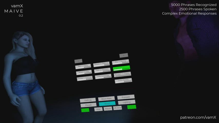 vamX M A I V E 0.2 - Aware, Interactive, Sexually Smart - NSFW - SOUND REQUIRED