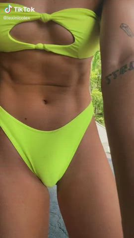 Bikini Blonde Swimsuit gif