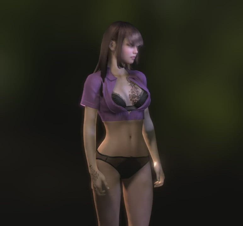 3D Bra Panties gif