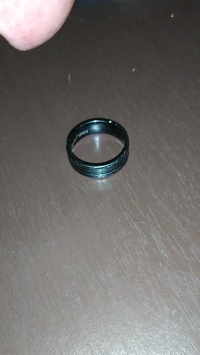 [proof] cum on a male wedding ring