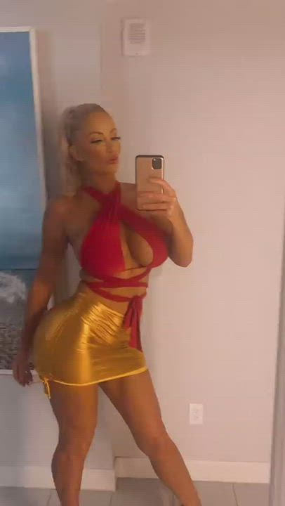 Blonde Busty Nicolette Shea gif