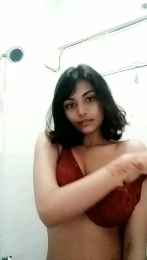 big tits desi hindi indian nipples strip gif