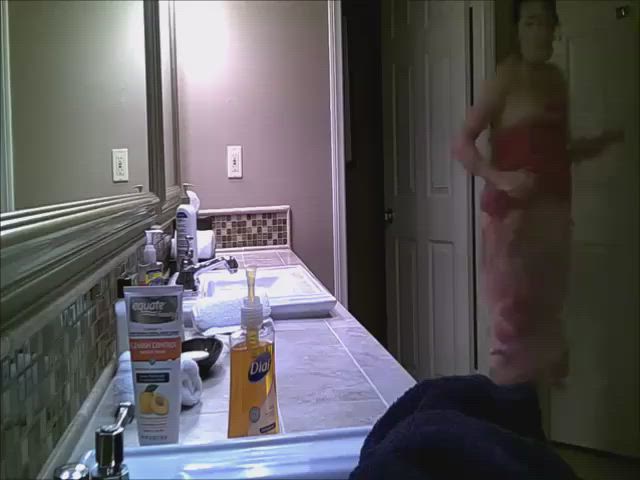 Family Hidden Cam Shower gif