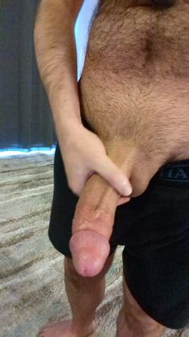 BWC Jerk Off Thick Cock gif