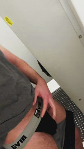 australian big dick gay gym male masturbation onlyfans shower solo gif