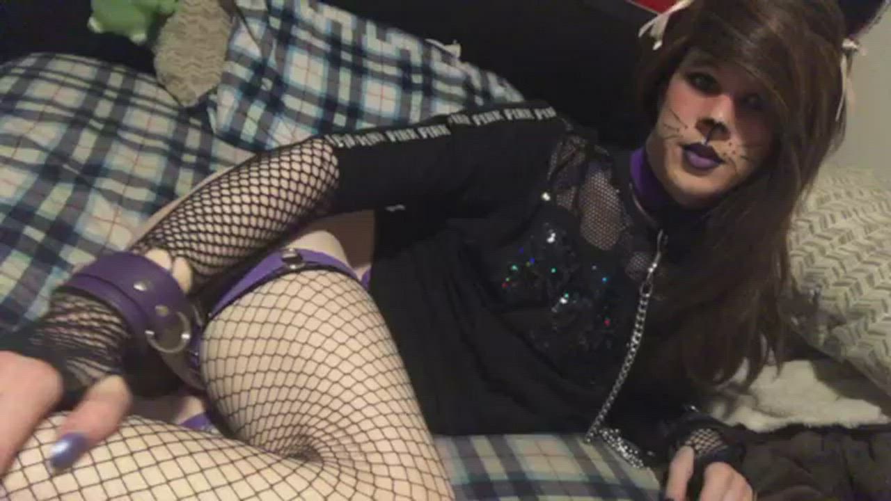 Anal Dildo Sissy gif