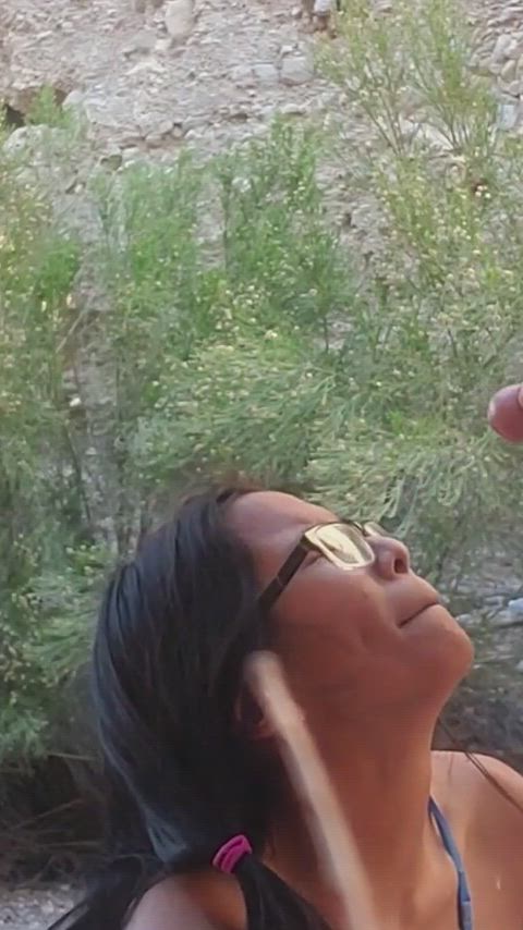 asian cumshot facial filipina glasses outdoor pigtails pinay r/fuckoutdoors gif