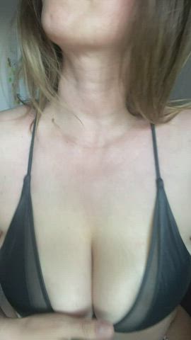 Big Tits MILF Mom Natural Tits gif