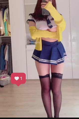 girls korean selfie gif