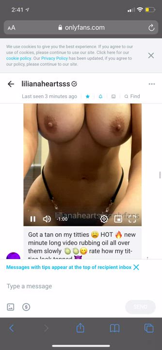 Big Tits Massage Oiled gif