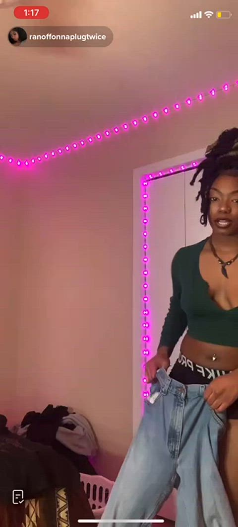 amateur ebony nipple nipples nipslip tiktok tits webcam gif