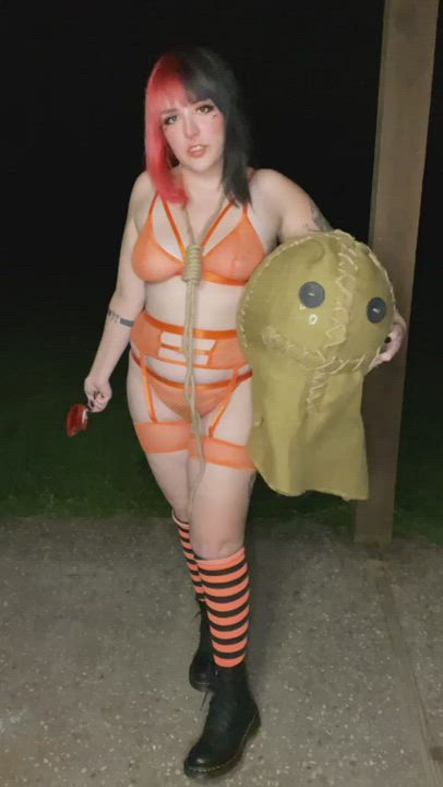 Do you like my Sam outfit from trick r treat?