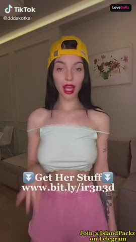 OnlyFans TikTok Wet Pussy White Girl gif