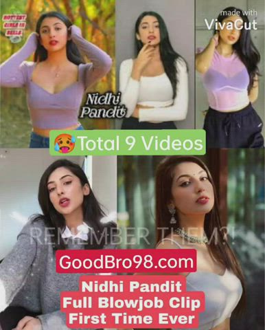 💜🌈 NIDHI PANDIT 🥵🤯❤️ MOST EXCLUSIVE BL0WJ0B VIDEO FINALLY 🥵🙏