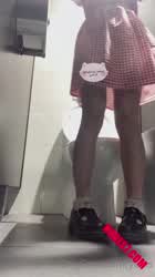 Asian Bathroom Cosplay gif